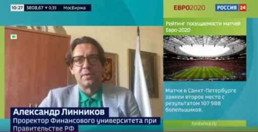 АЛЕКСАНДР ЛИННИКОВ В ЭФИРЕ КАНАЛА «РОССИЯ-24»