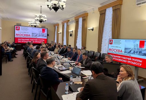 ЗАСЕДАНИЕ РАБОЧЕЙ ГРУППЫ ПО УГОЛОВНОМУ ПРОЦЕССУ